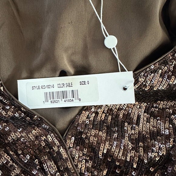 (103) ❤️ BNWT Jonathan Simkhai Conrad hammered sequin blazer mini dress - Picture 9 of 11